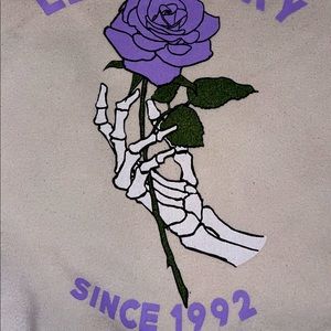 it’s a from rue21 , it’s a size medium, it’s very soft and comfy.